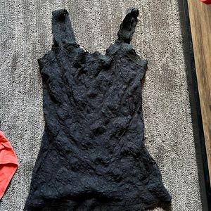 Hanky Panky size small black lace camisole